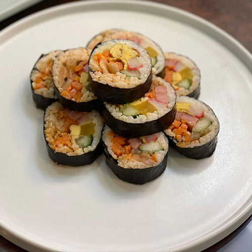 Seaweed Rice Roll (Kimbap) 紫菜包饭 – GoldKimchi